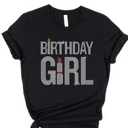 Birthday Girl Bling T-Shirt