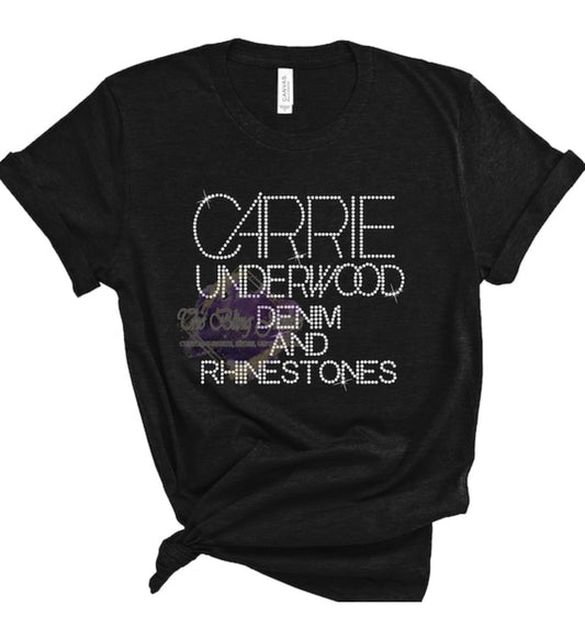 Carrie Underwood Inspired Bling Tour T-shirt